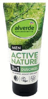 Alverde Men Active Nature 3 in 1 shower gel (photo NEW)