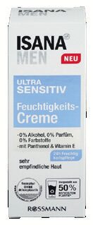 Isana Men Ultra Sensitive Moisturizing Cream