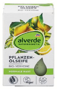 Alverde vegetable oil soap organic verveine