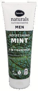Bevola Naturals Men Refreshing Mint 3 in 1 shower gel