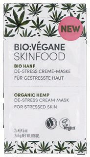 Bio:Végane Skinfood Organic Hemp De-Stress Cream Mask